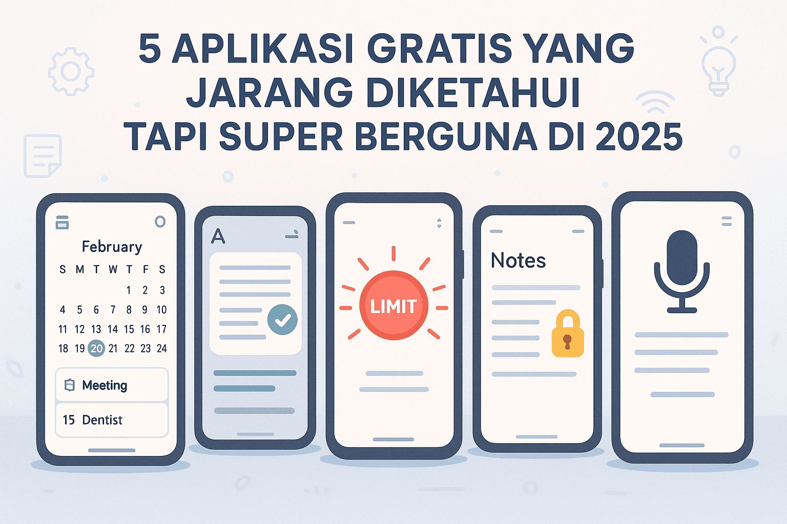 5 Aplikasi Gratis yang Jarang Diketahui Tapi Super Berguna di 2025