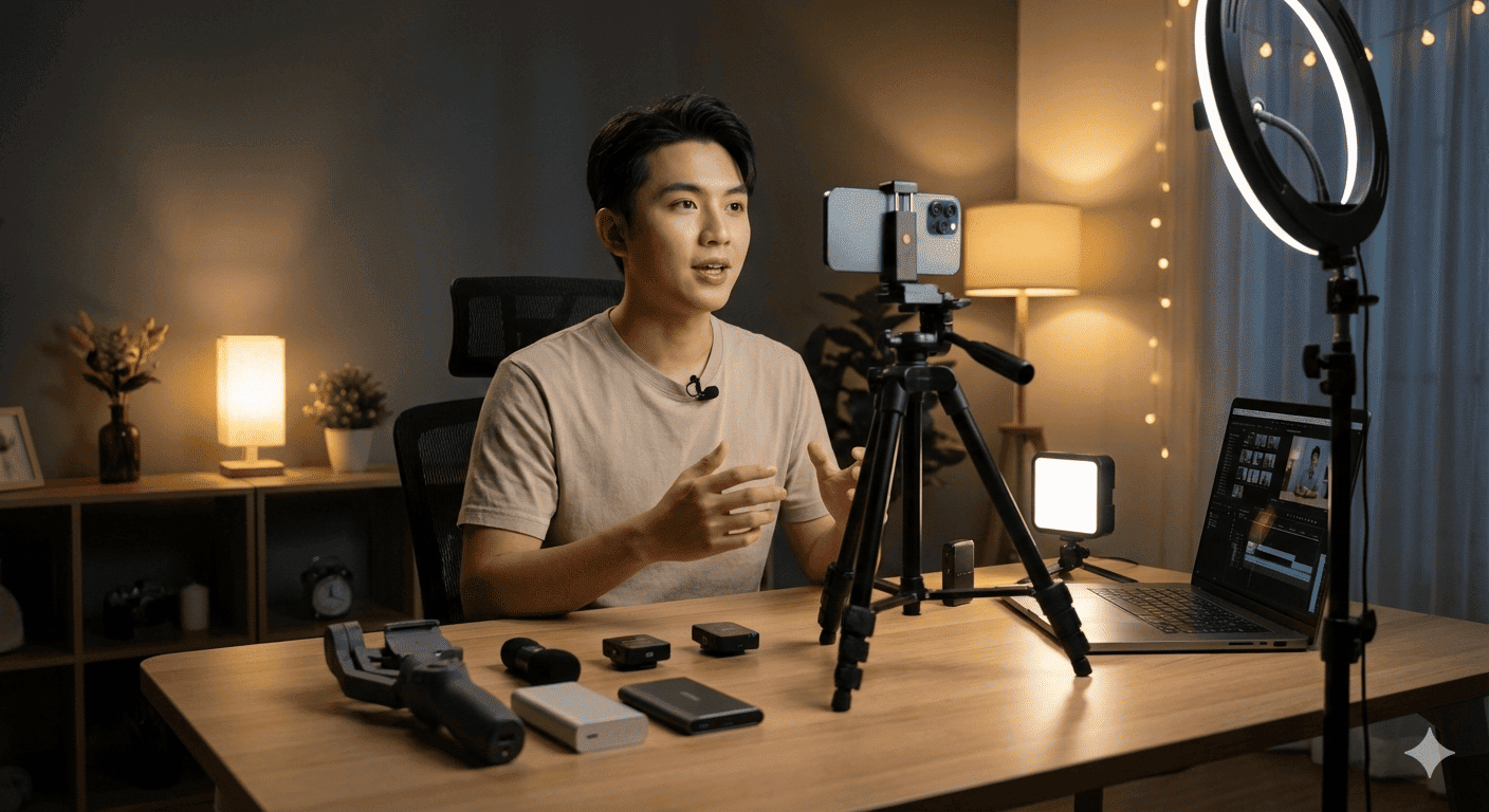 7 Gadget Elektronik Wajib Punya untuk Content Creator Pemula: Rahasia Bikin Konten Lebih Stabil, Jernih, dan Cepat Naik Kelas