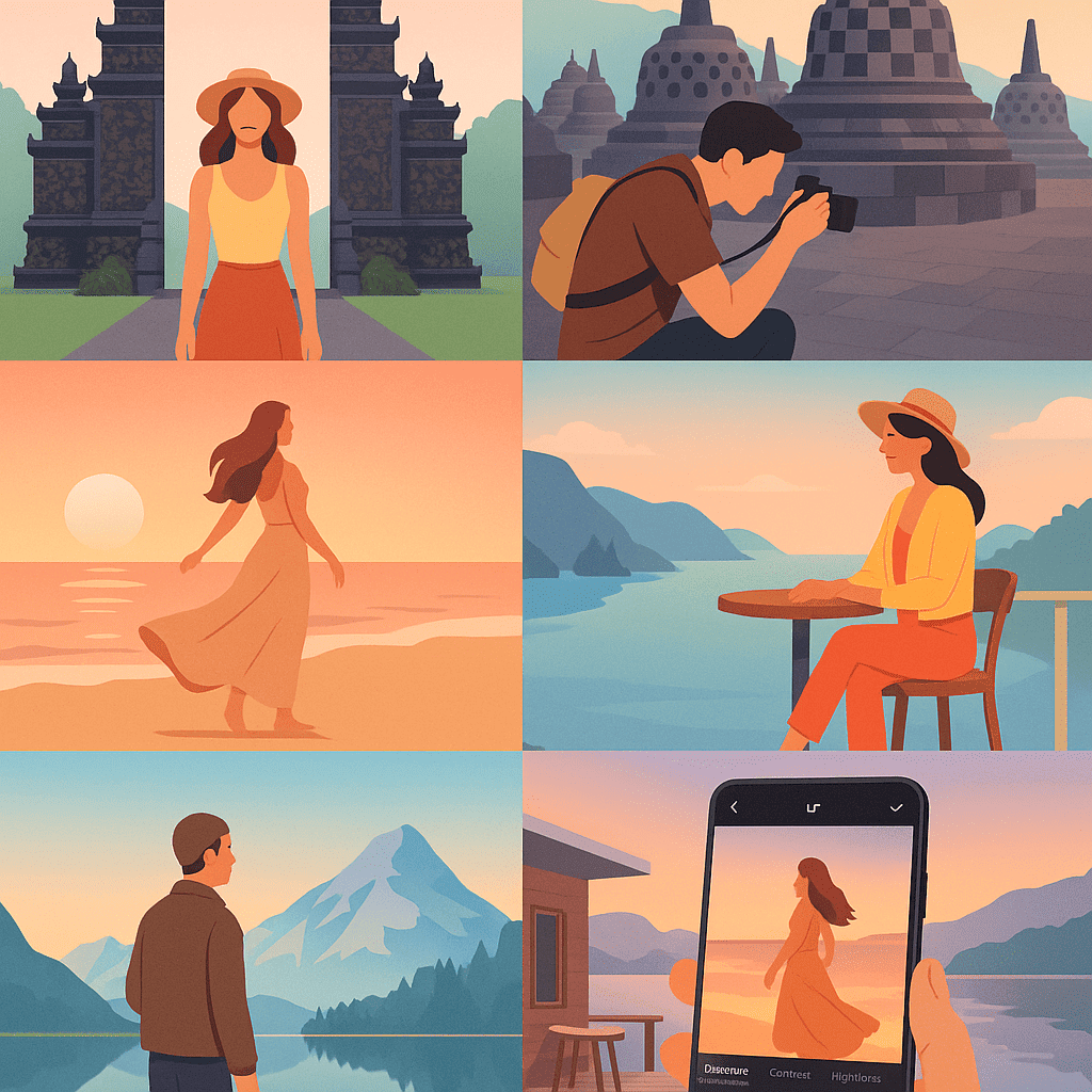 7 Trik Foto Instagrammable ala Traveler Hits yang Mudah Ditiru