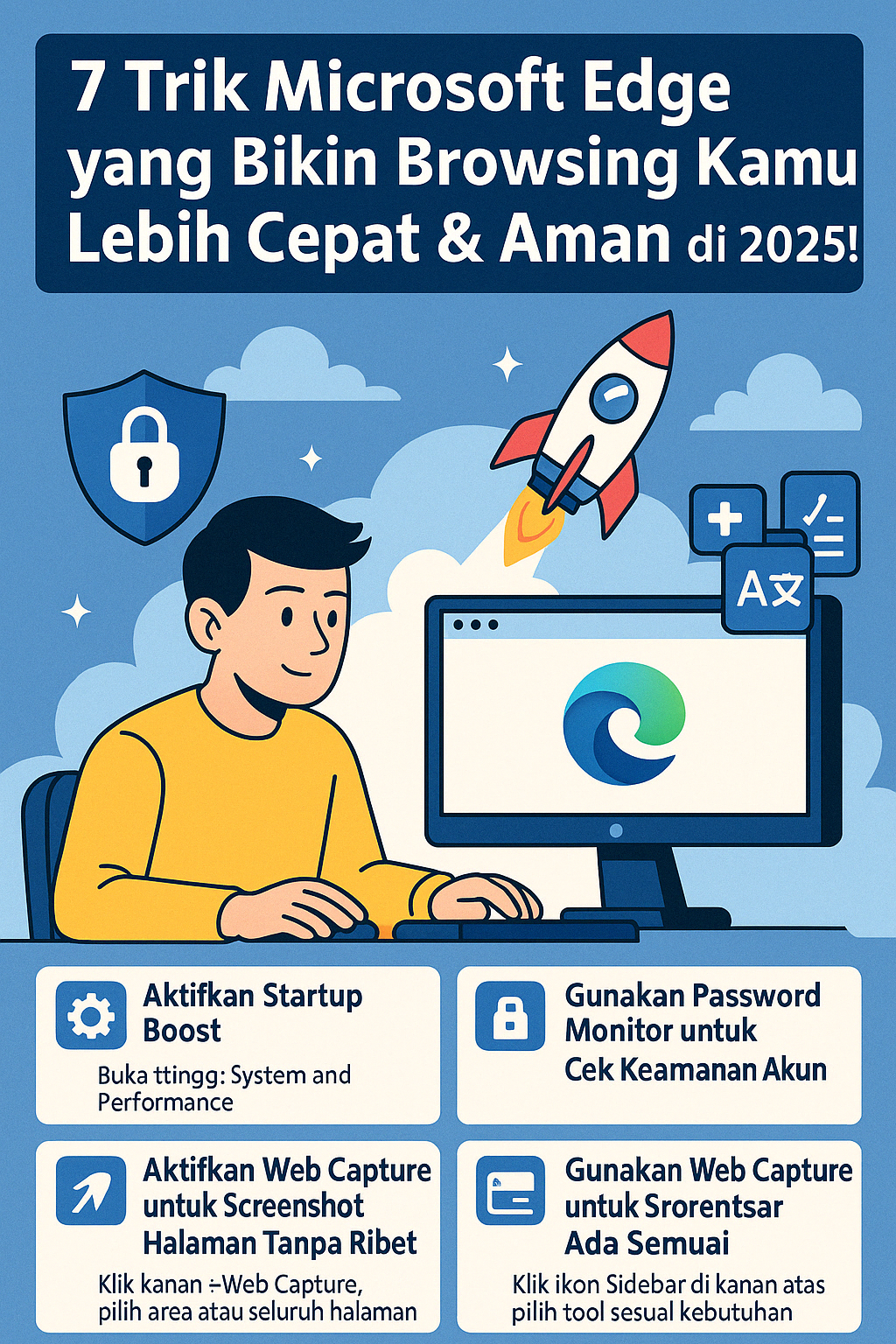 7 Trik Microsoft Edge yang Bikin Browsing Kamu Lebih Cepat & Aman di 2025!