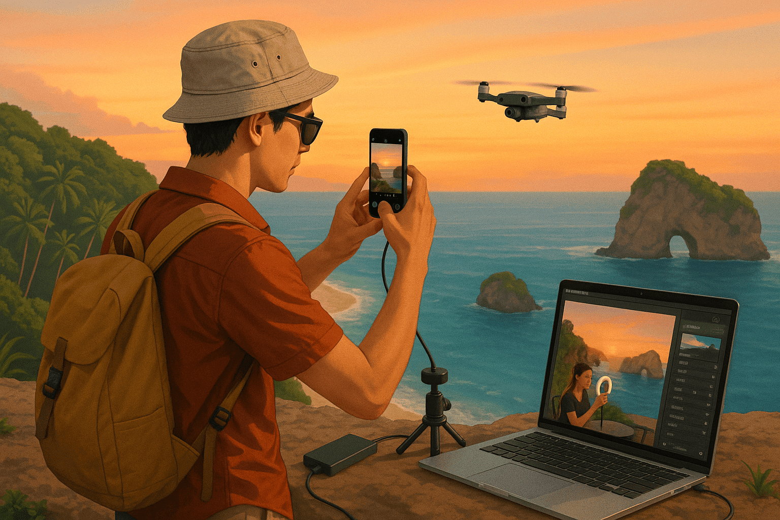 9 Power Tips Teknologi untuk Hasil Foto Traveling Selevel Influencer