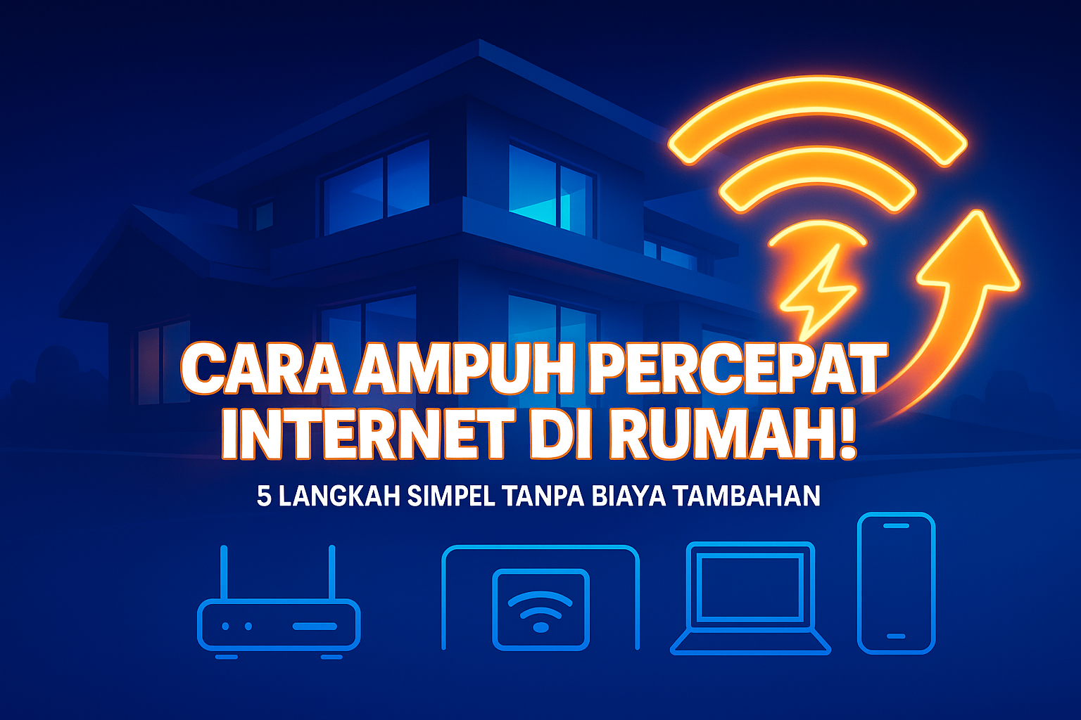 Cara Ampuh Mempercepat Internet di Rumah: 5 Langkah Simpel Tanpa Biaya Tambahan!