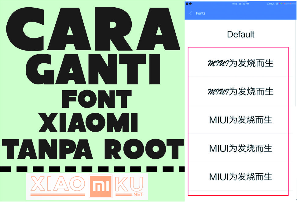 Cara Ganti Font Xiaomi Tanpa Root Tapi Wajib Daftar MIUI Theme Designer