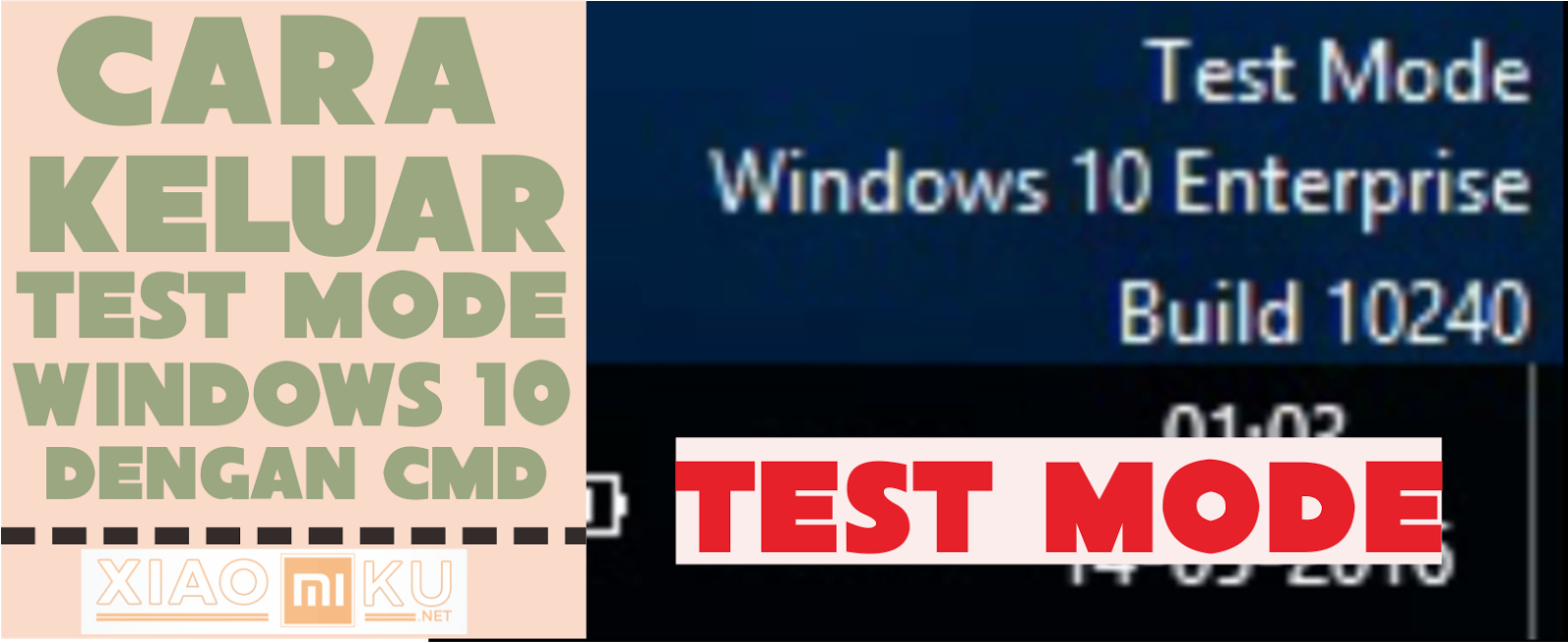 Cara Keluar dari Test Mode Windows 10