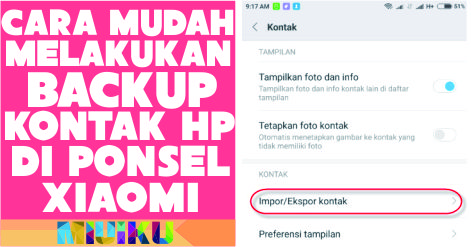 5 Cara Melakukan Backup Kontak HP Xiaomi