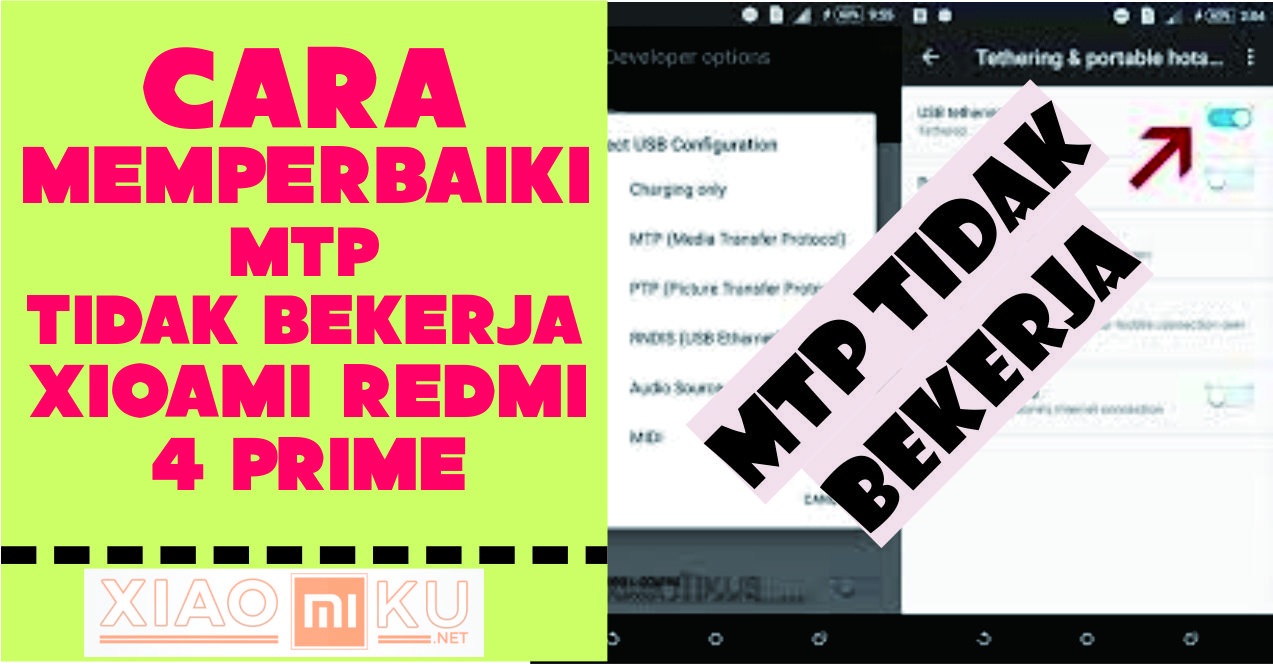 Cara Memperbaiki Mode MTP Tidak Bekerja Xioami Redmi 4 Prime