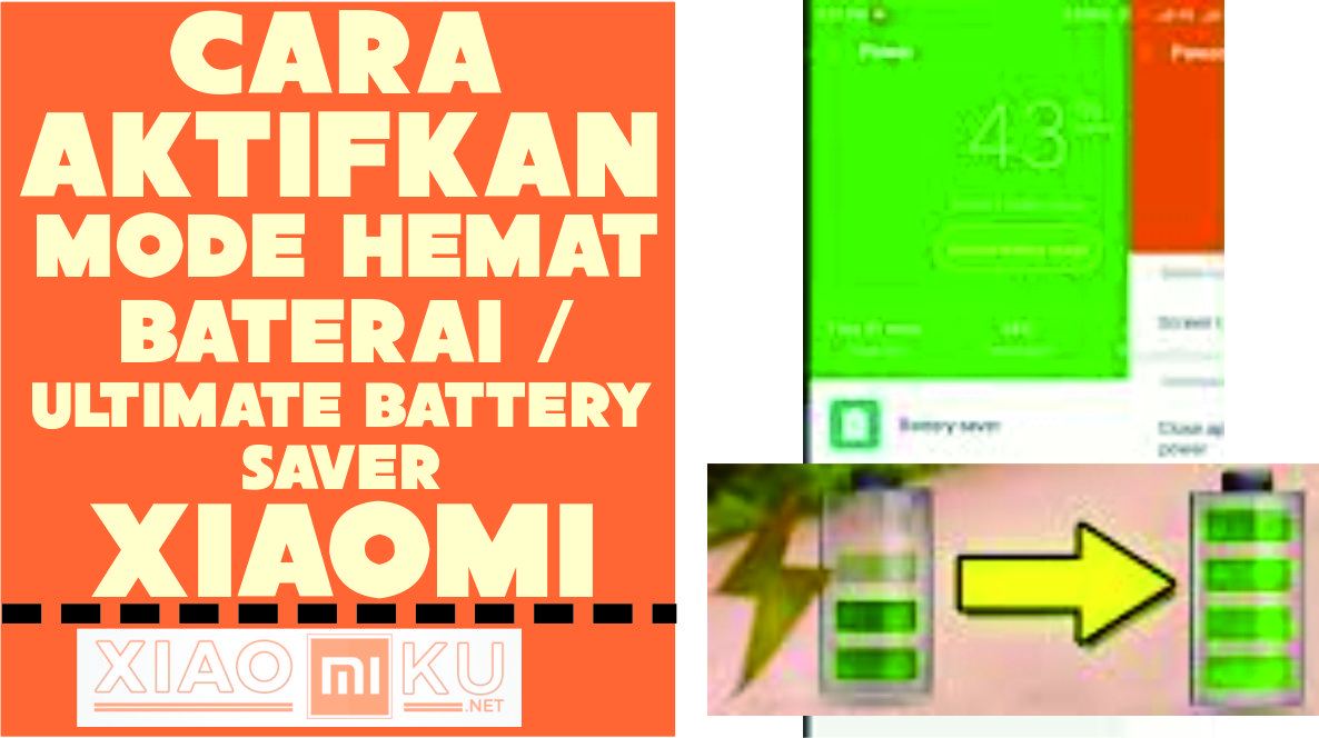 Cara Mengaktifkan Mode Hemat Baterai Xiaomi
