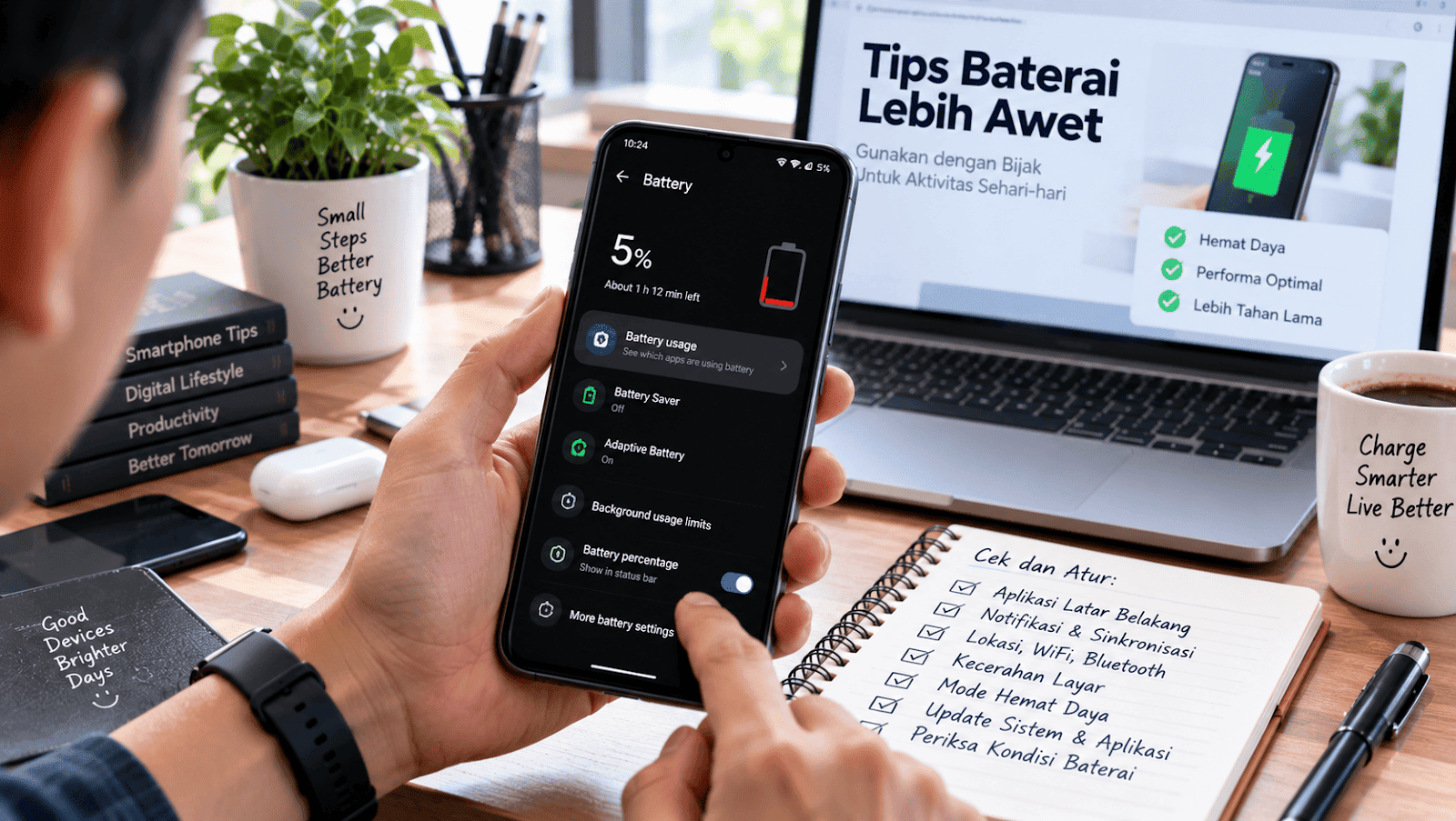 Cara Mengatasi Baterai HP Cepat Habis Padahal Jarang Dipakai