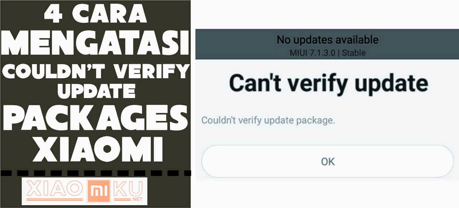 Cara Mengatasi Couldn't Verify Update Package Xiaomi