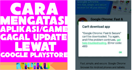 Cara Mengatasi Gagal Update Aplikasi/Game Xiaomi di Google Playstore