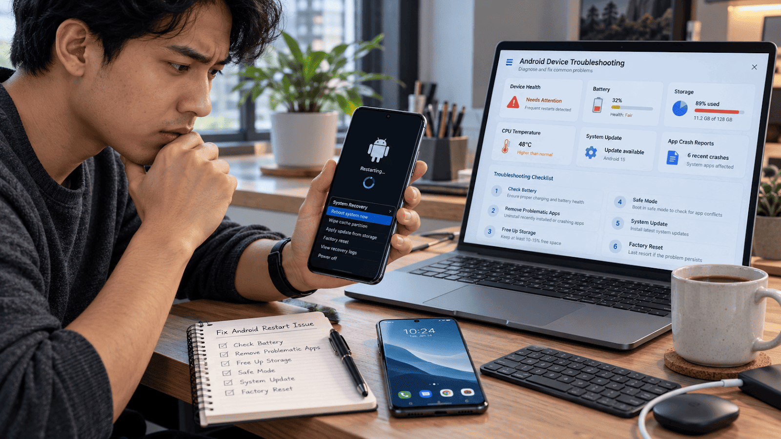 Cara Mengatasi HP Android Restart Sendiri Berulang Kali