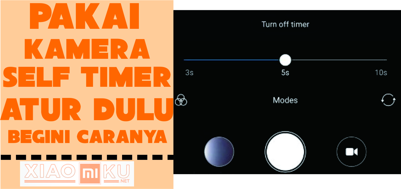 Cara Mengatur Self Timer Kamera HP Xiaomi