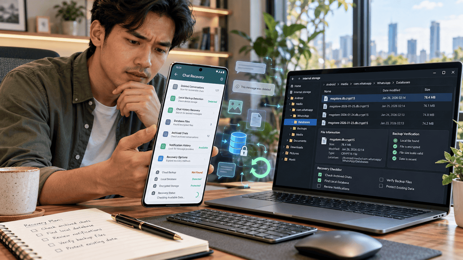 Cara Mengembalikan Chat WhatsApp yang Terhapus Tanpa Backup dengan Aman