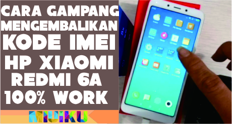 Cara Mengembalikan IMEI Xiaomi Redmi 6A