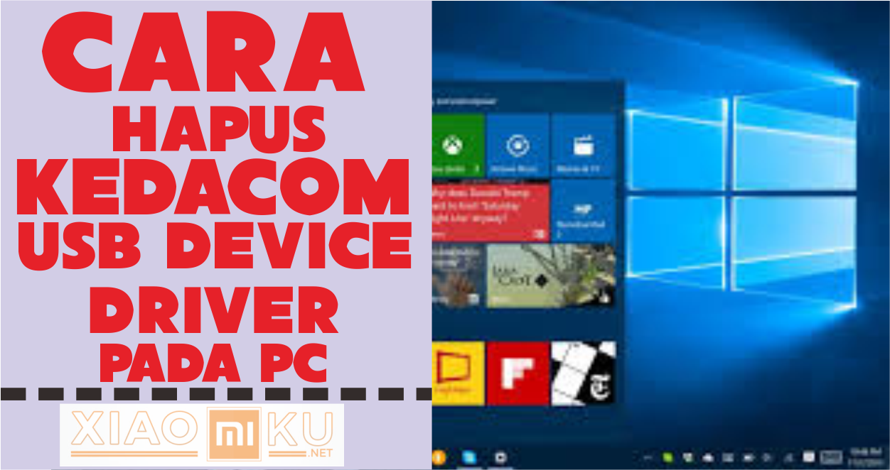 Cara Menghapus Kedacom USB Device Driver dari PC Windows 10