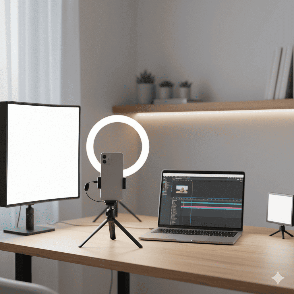 Gadget Wajib Content Creator 2025: Rahasia Setup Kamera, Mic, & Lighting Terbaik yang Hemat Budget