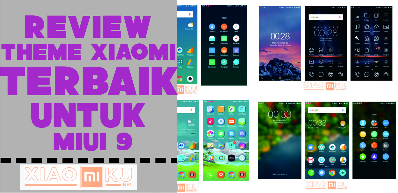 Review Tema Terbaik Xiaomi MIUI 9