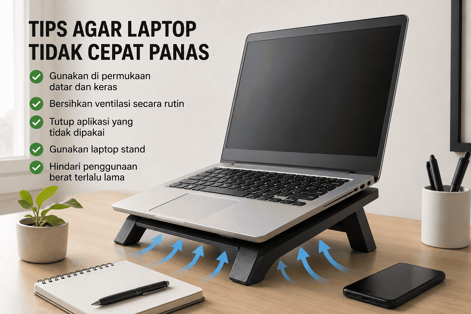 Tips Agar Laptop Tidak Cepat Panas Cara Praktis Menjaga Performa Tetap Stabil